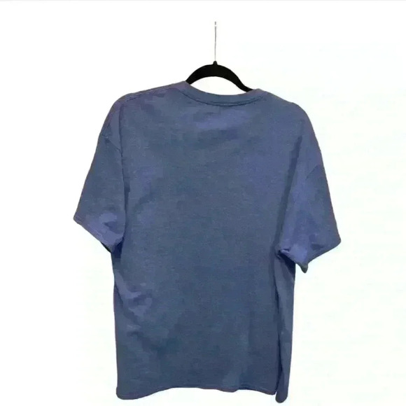 Peanuts Men's XL Blue Snoopy #LivingTheDream Graphic T-Shirt - Picture 4 of 4